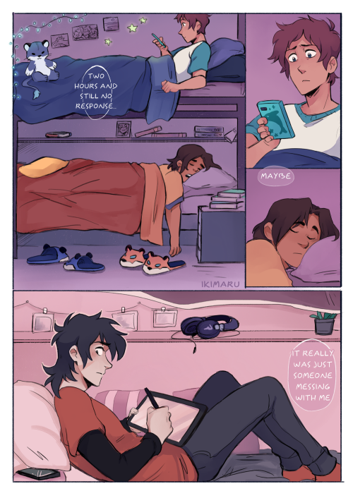 VR/college AU part 3!there they go 👀 finally finished these, I decided to add an extra page in this part because I wanted to draw a bit more of the rooms :^)first | < part 2 | part 4 >