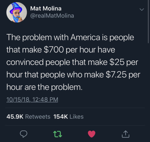 thesociologicalcinema: The problem with America is people that make $700 per hour have convinced peo