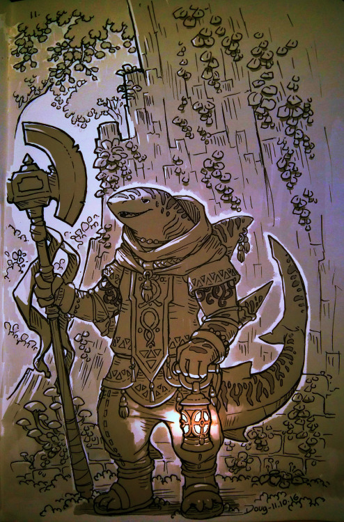 sharkhugger - fabula-ultima - Inktober or… Sharktober? - Week...