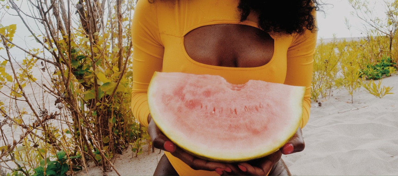 youngblackandvegan:  she-is-king:  A Day On The Beach (In Pictures) Swimsuit Designed