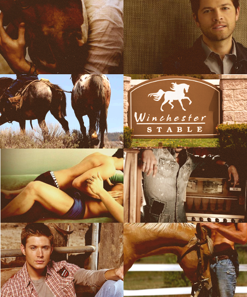 destielfanworks:Supernatural AU where Winchester family business is all about horses⌊ John Wincheste