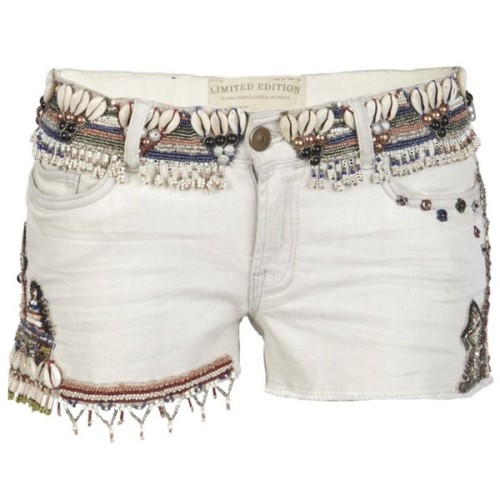 juliettachar:  Embellished Zingtac Chalk Lowe ❤ liked on Polyvore (see more colorful shorts)