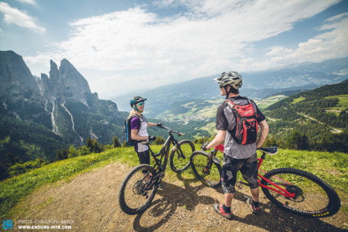 enduromtbmag: Typically South Tyrol: lush greens, beaming sunshine and an amazing view!