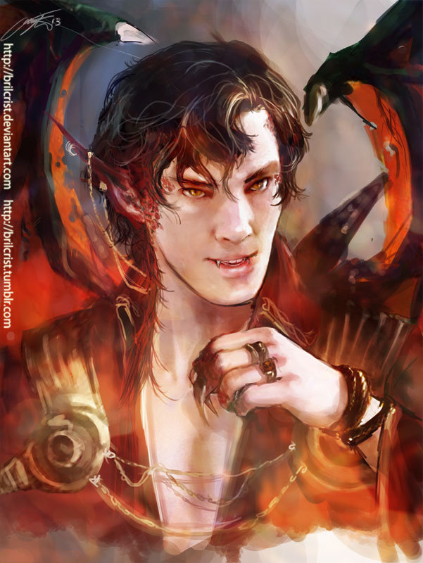 licklucifer:  I am fire. I am death by ANNErgy SmaugLock by Brilcrist Smaug by j-grey