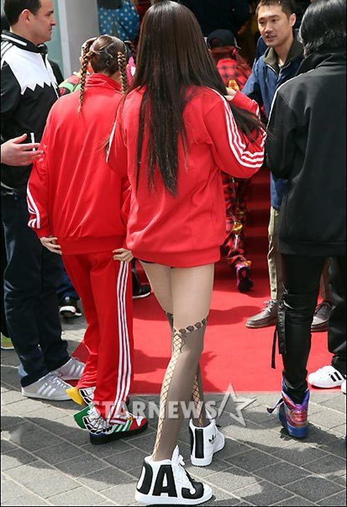 Park Bom of South Korean girl group 2NE1