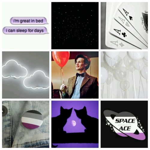 quailfence: drwhoboards:Doctor Who moodboard: Eleventh Doctor + asexual (requested by: anon) @aevios