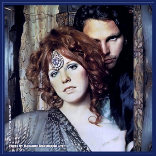 Beautiful Couple - Jim Morrison of The Doors and his only true love Pamela Courson