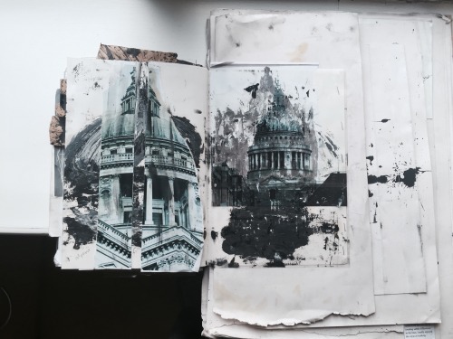 mounaks:  old monochromatic sketchbooks/journals (2012) 