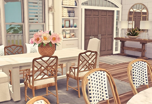 TS4: Bright coastal collection PART 1 by Sooky1 - Riviera Barstool, 21 Swatches, mesh by Pocci requi