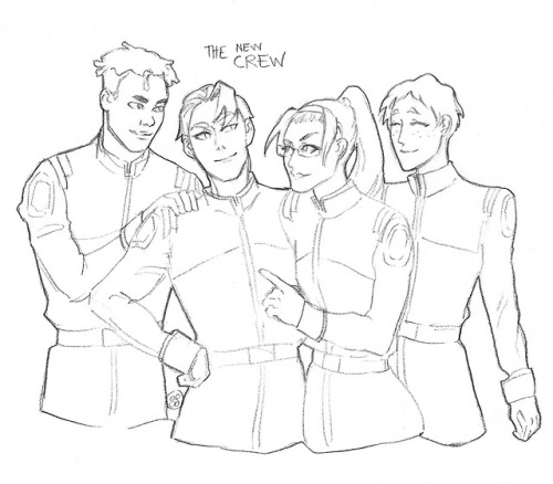 The new crew of the Galaxy Garrison! I love those guys, I hope we’ll be able to see more of them :D