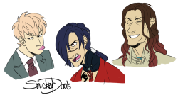 snickerdoots:  Derping around with expressions and the DMMD cast.