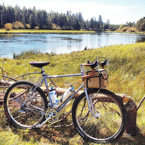 cyclocult: Rawland #rSogn w/ beaver vandalism along the Deschutes on Flickr. Rawland #rSogn w/ beav