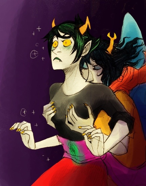 mysupecoolnsfwblog:  grimtomb:  The more Homestuck porn the better I say in my book!
