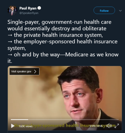 cocainesocialist: ‘single payer is bad because your health care wouldn’t be tied to your