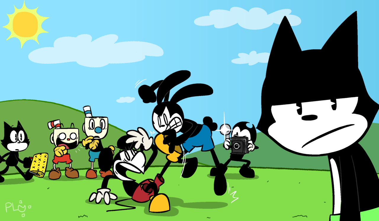 If Bendy was on The Cuphead Show 