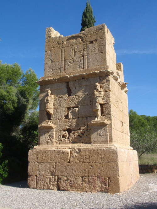 classicalmonuments:Torre dels Escipions (Tower of the Scipio)Tarraco, Spain1st century CEbase measur