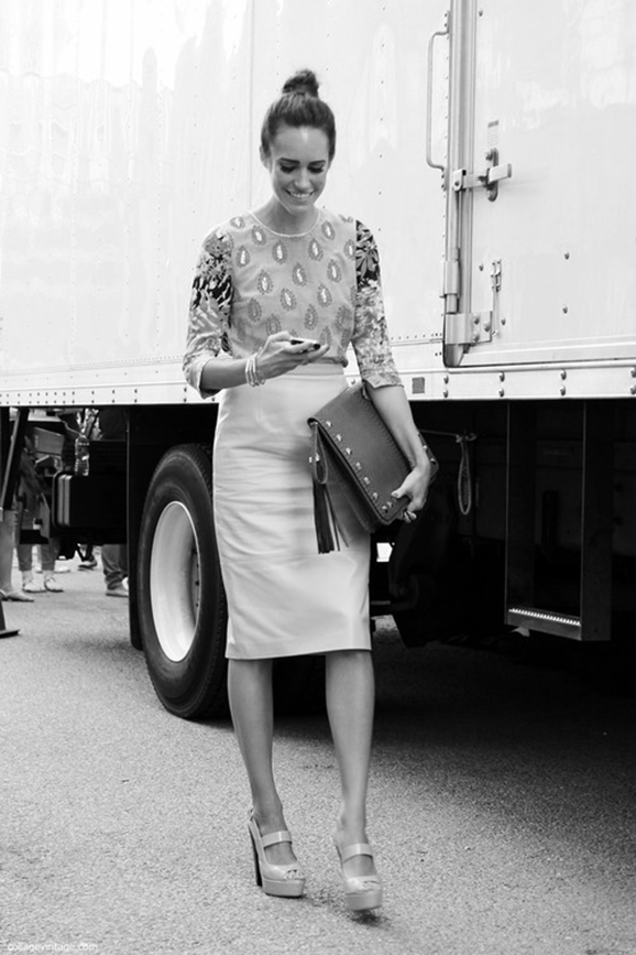 amy-ambrosio:  Louise Roe. Street style. 