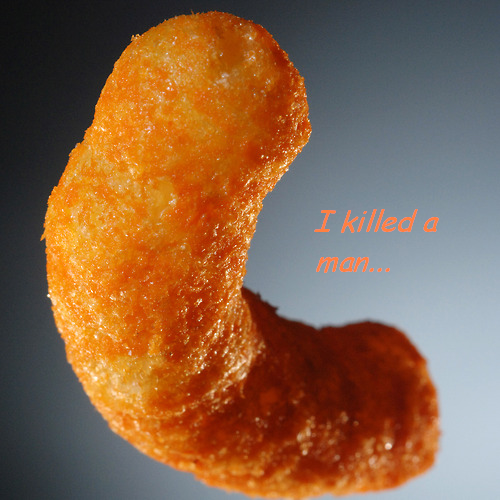 basedkensuke:A high-res photo of a cheeto… with a dark past