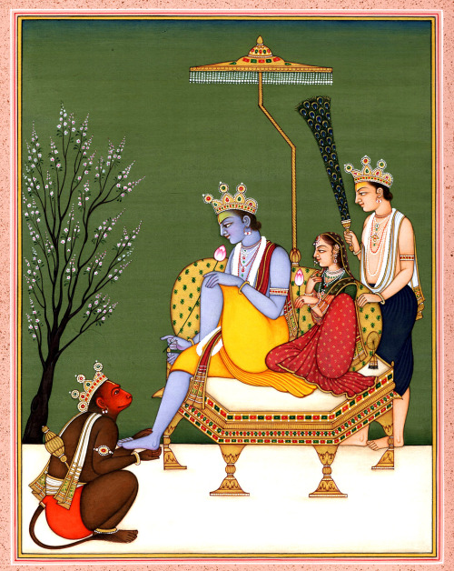 Sita Rama Lakshmana and Hanuman