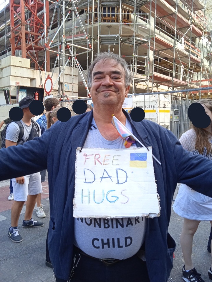 Problem "adult" — I took my dad to pride today. After asking him and...