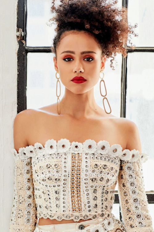 blondiepoison:Nathalie Emmanuel for Byrdie (August 2017)