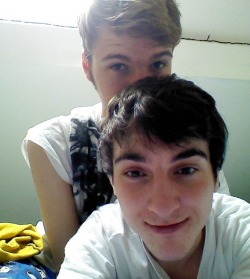 gaykissesandlove:  This is me and my boyfriend Andrew &lt;3 We have been together for 4 months and 23 days  :D my boyfriend lives in Wolverhampton and i live in Wales so there is a bit of a distance but we are going strong and take every chance that
