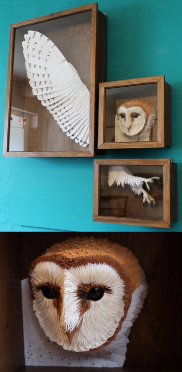 sosuperawesome:Paper and Kinetic Sculptures Name And Colour on Etsy 