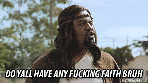 madeupmonkeyshit:  me when my niggas start doubting me 