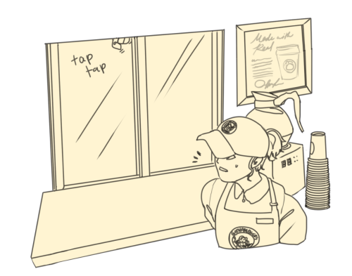 maridoodles: coffee run b4 patrolmy coffee headcanons