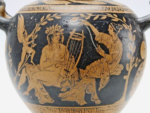archaicwonder: Apulian Hydria with Phaon and the Women of Lesbos, 5th Century BCThe story of Phaon i