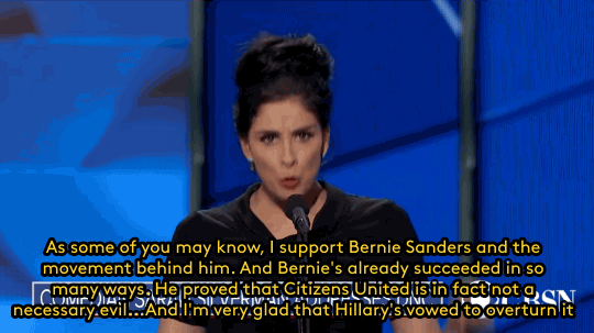 refinery29:  Sarah Silverman has sharp words for the Bernie or Bust people You’ve