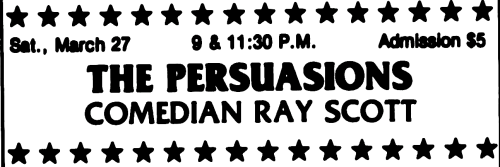 oldshowbiz:Forgotten comedian Ray Scott was a regular at Small’s Paradise West