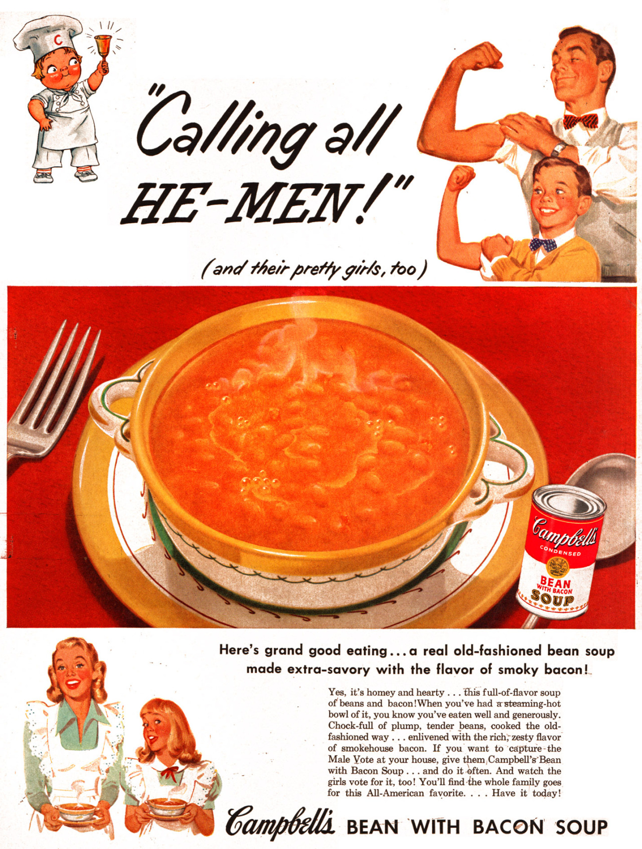 Campbell's Bean with Bacon Soup - 1952