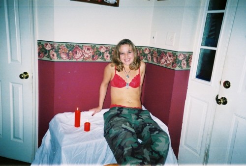 mymarinemindpart3:  Sexy girl in cammies and tags pt 1