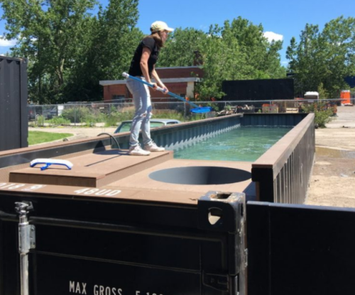 Reuse portable pool.  GIANT, USA 2017. Click to picture to see the website with a bunch of