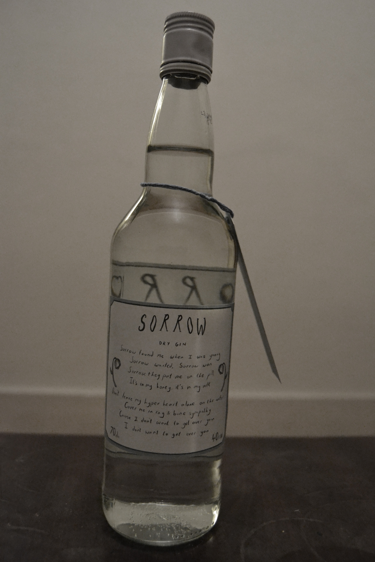 wasp-nest:  idneverdreamofit:  I made a design for a bottle of gin based on the song