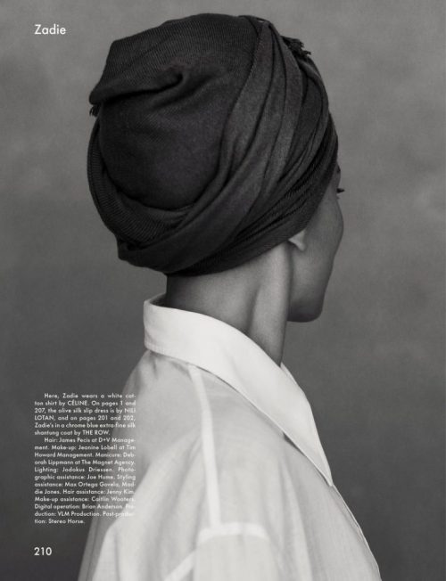 giacohh:Zadie Smith by Inez & Vinoodh for The Gentlewoman AW 2016.