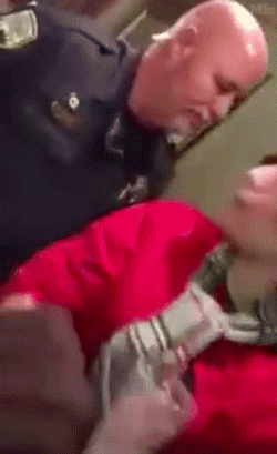 karnythia:  sleepydumpling:  the-awkward-turt:  theroguefeminist:  pustulus-maximus:  yarking:  micdotcom:  Watch: Viral clip shows a woman in genderless clothing being ejected from a ladies’ bathroom by the police.   I saw this tagged as transphobia