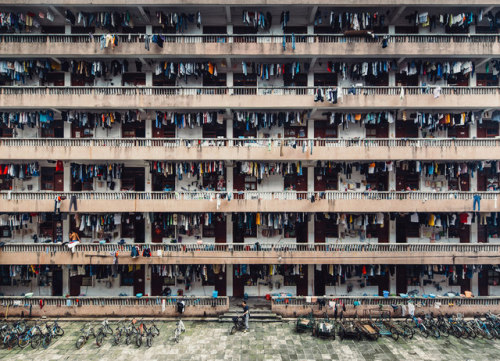 Wing Ka H. aka Jimmi Ho (Chinese, b. 1993, Guangzhou, China, based Hong Kong) - Silenced School dorm