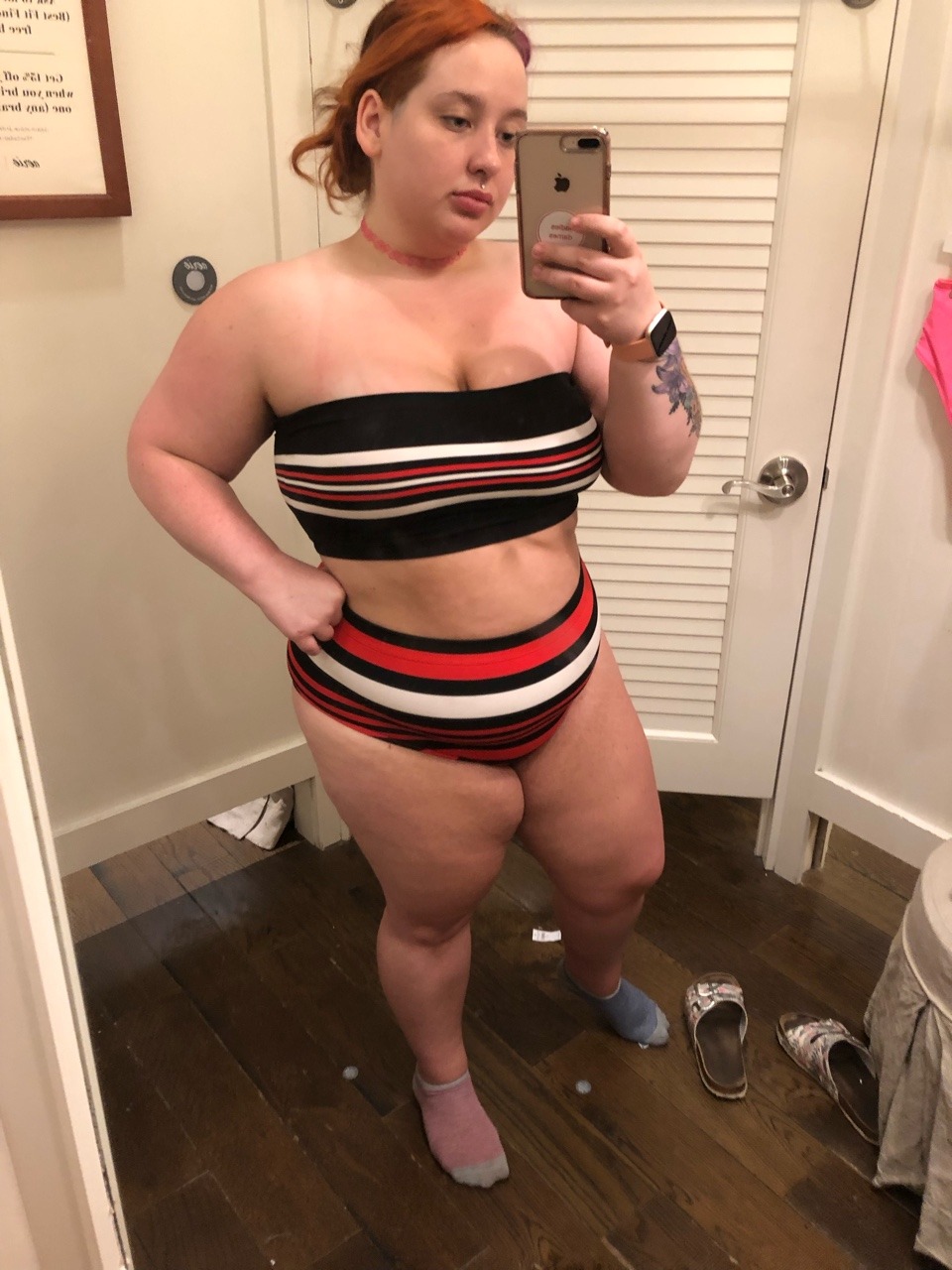beanybabie:Tried on some bikinis yesterday 🥰