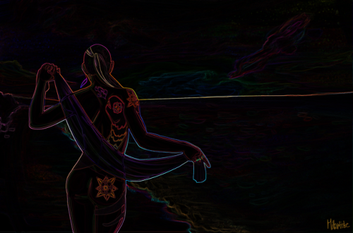 Spent All Day Painting This, And Then Played With Effects And ??? Idk ??? Which One ??? I Like The Best