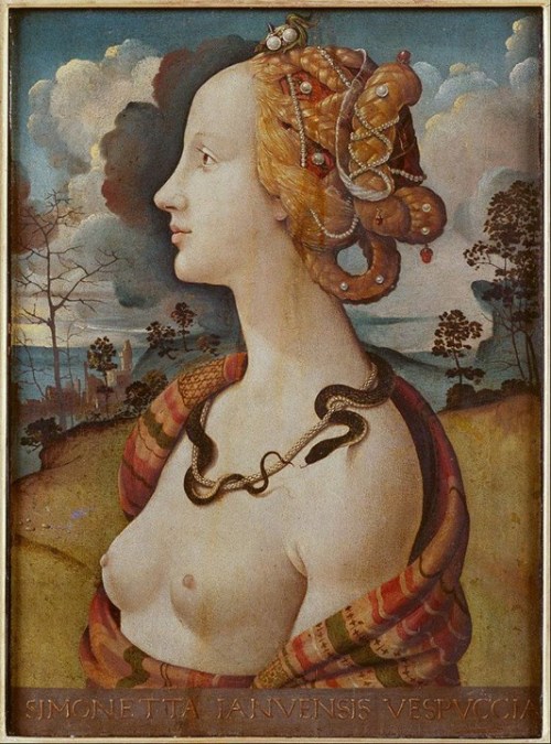 Piero di Cosimo, Portrait of Simonetta Vespucci as Cleopatra, 1490