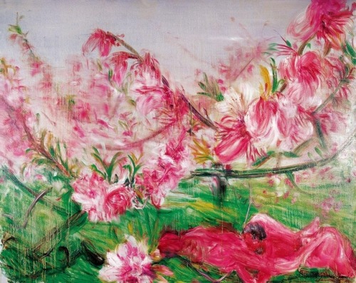 wtxch: Zhou Chunya (Chinese ,b.1955) Fragrant Peach Blossom, 2006 Blooming Love, 2006 