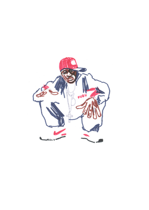 jr-duennweller:WIP drawings of some Hip Hop and Rap Legends.