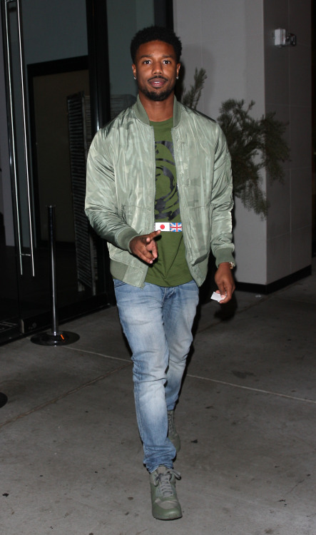 Michael B. Jordan at Catch LA in WeHo