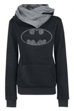 Futuristicflowercollectorlove:  Fashion Hoodies. Batman Print Hooded Sweatshirt $27.92