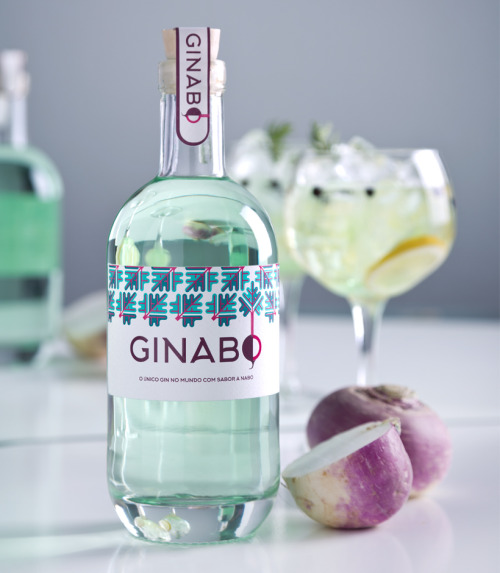 Gin with a unique special ingredient: turnips, design by M&A Creative