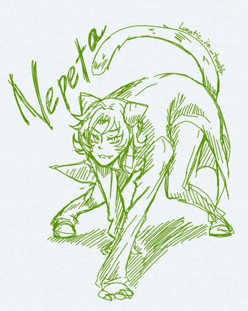 lunaticjin:Nepeta Leijon☆트롤아이들 중 꽤나 귀엽고 발랄해 보이는 여자아이라고 생각한다~ㅅ~