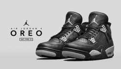 crispculture:  Air Jordan 4 Retro ‘Oreo’