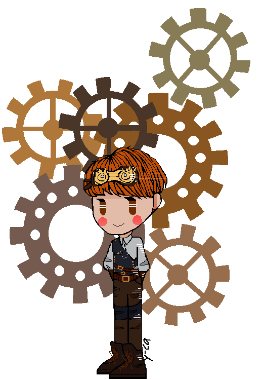 Steampunk AU! Hoseok for @ask-steampunk-bangtan ♥Man, I already told you this but again I lov